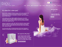 Tablet Screenshot of bijou-beauty.co.uk